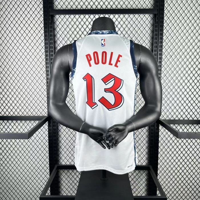 NBA Washington Wizards Jersey 2025 Jordan Poole #13 Basketball Jersey