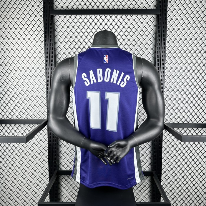 NBA Sacramento Kings Jersey 2023 Sabonis #11 Basketball Jersey