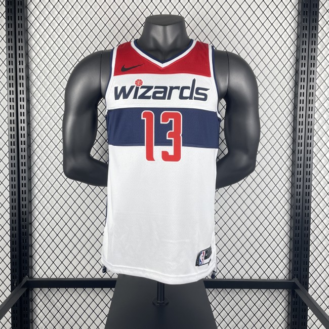 NBA Washington Wizards Jersey 2023 Jordan Poole #13 Basketball Jersey