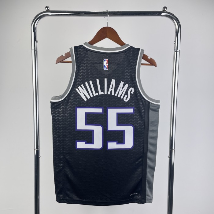 NBA Sacramento Kings Jersey 2024 Jason Williams #55 Basketball Jersey
