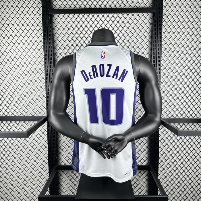 NBA Sacramento Kings Jersey 2023 DeMar DeRozan #10 Basketball Jersey