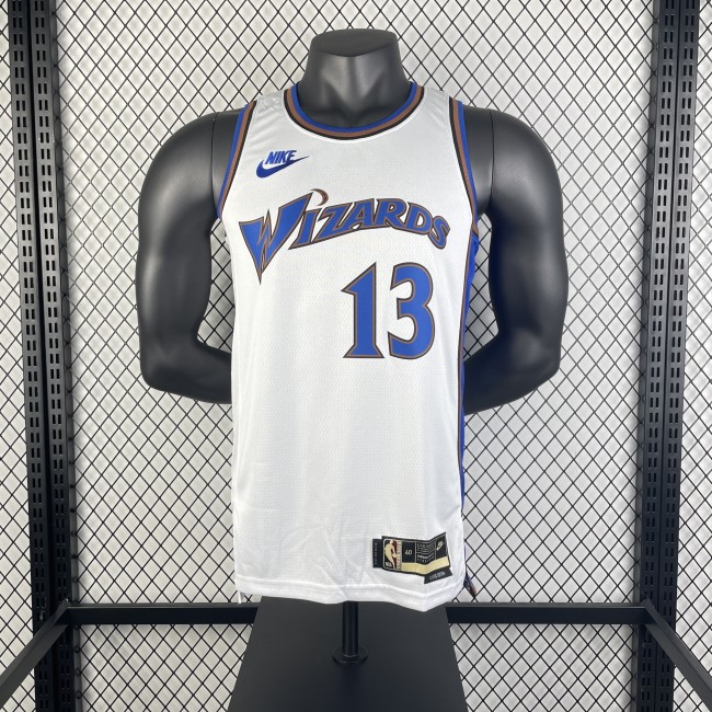 NBA Washington Wizards Jersey 2023 Jordan Poole #13 Basketball Jersey