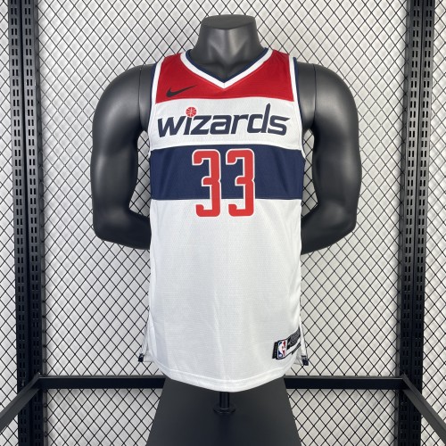 NBA Washington Wizards Jersey 2023 Kyle Kuzma #33 Basketball Jersey