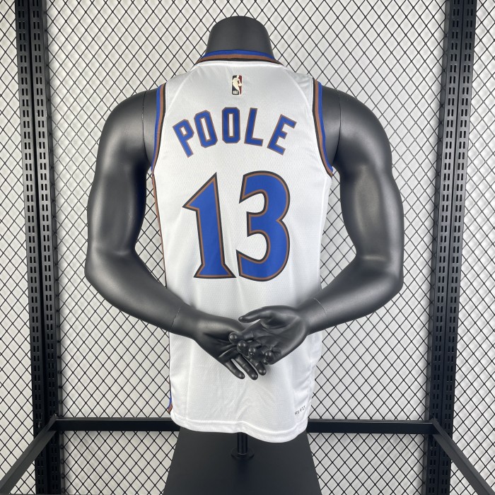 NBA Washington Wizards Jersey 2023 Jordan Poole #13 Basketball Jersey