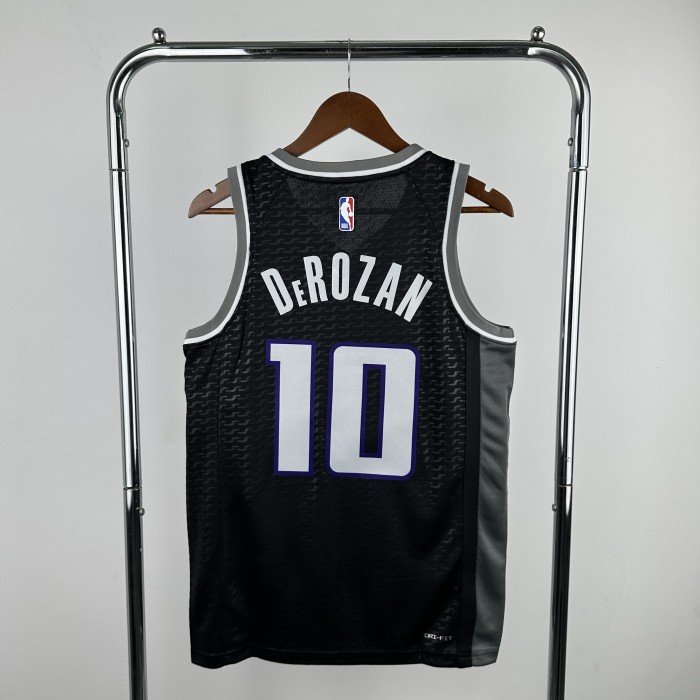 NBA Sacramento Kings Jersey 2024 DeMar DeRozan #10 Basketball Jersey