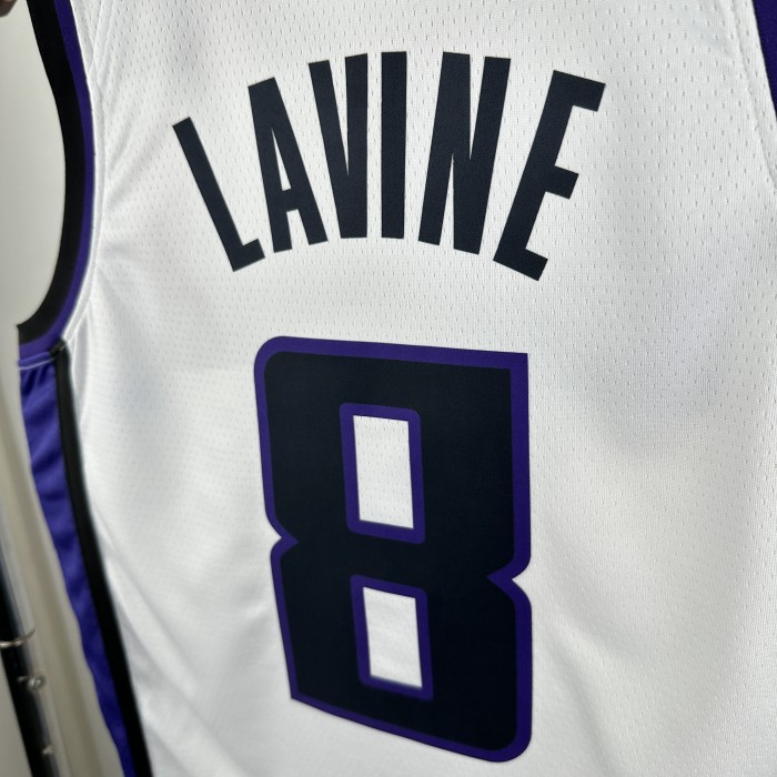 NBA Sacramento Kings Jersey 2024 LaVine #8 Basketball Jersey