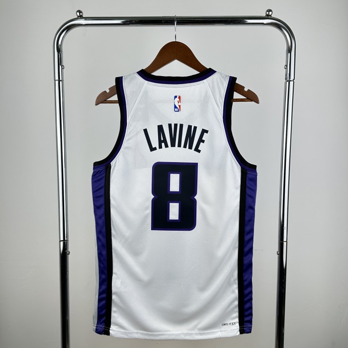 NBA Sacramento Kings Jersey 2024 LaVine #8 Basketball Jersey