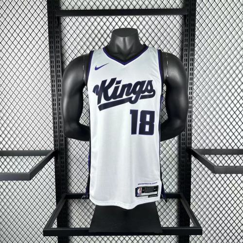 NBA Sacramento Kings Jersey 2024 Westbrook #18 Basketball Jersey