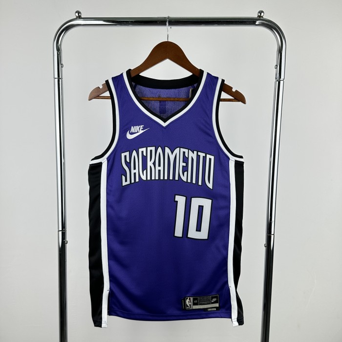 NBA Sacramento Kings Jersey 2025 DeRozan #10 Basketball Jersey