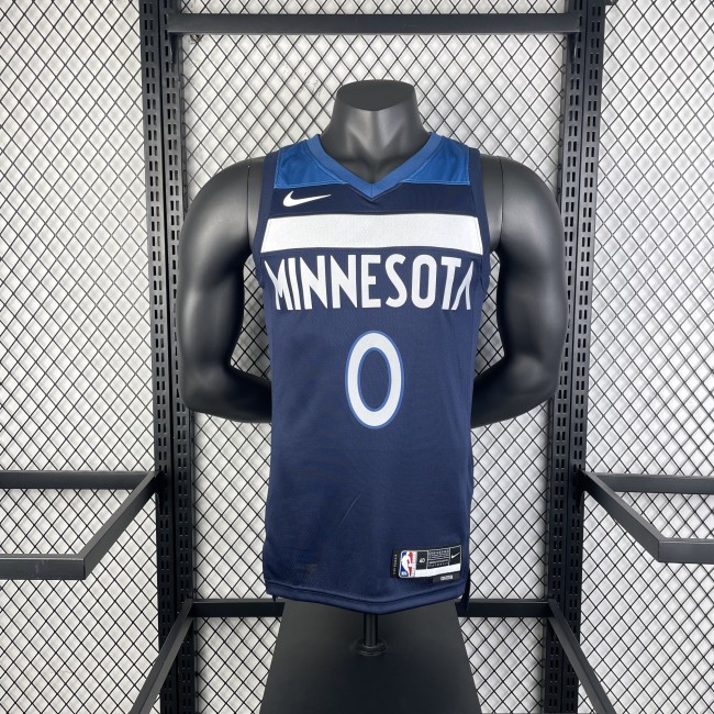 NBA Timberwolves Jersey 2023 Russell #0 Basketball Jersey