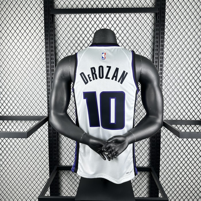 NBA Sacramento Kings Jersey 2024 DeRozan #10 Basketball Jersey