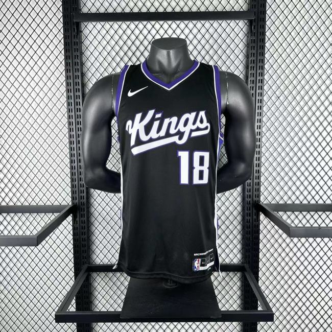 NBA Sacramento Kings Jersey 2024 Westbrook #18 Basketball Jersey