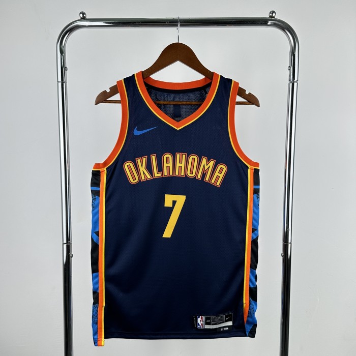 NBA Thunder Jersey 2025 Holmgren #7 Basketball Jersey
