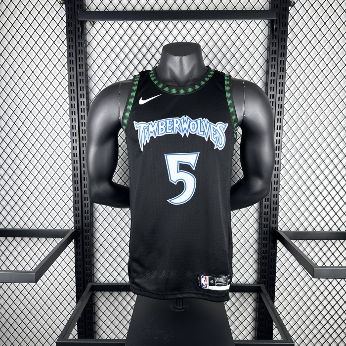 NBA Timberwolves Jersey 2018 Edwards #5 Basketball Jersey