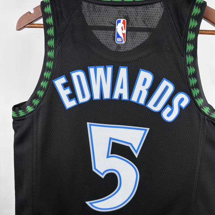 NBA Timberwolves Jersey 2018 Edwards #5 Basketball Jersey