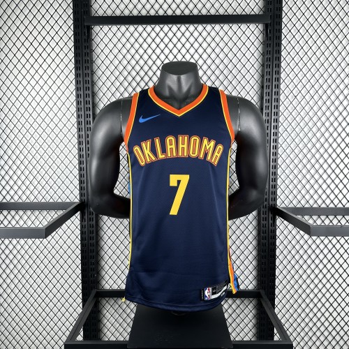 NBA Thunder Jersey 2025 Holmgren #7 Basketball Jersey
