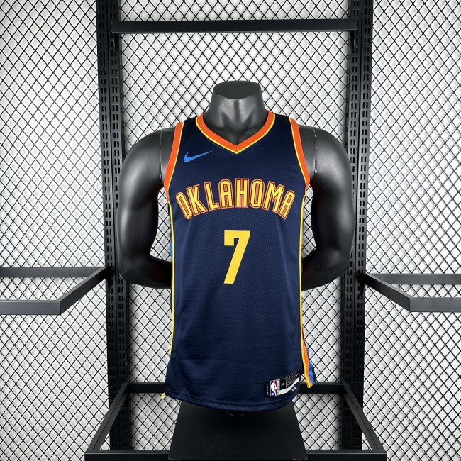 NBA Thunder Jersey 2025 Holmgren #7 Basketball Jersey