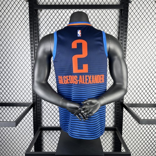 NBA Thunder Jersey 2025 Gilgeous-Alexander #2 Basketball Jersey