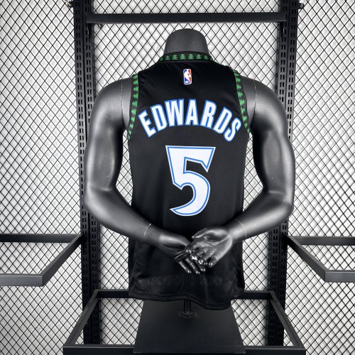 NBA Timberwolves Jersey 2018 Edwards #5 Basketball Jersey