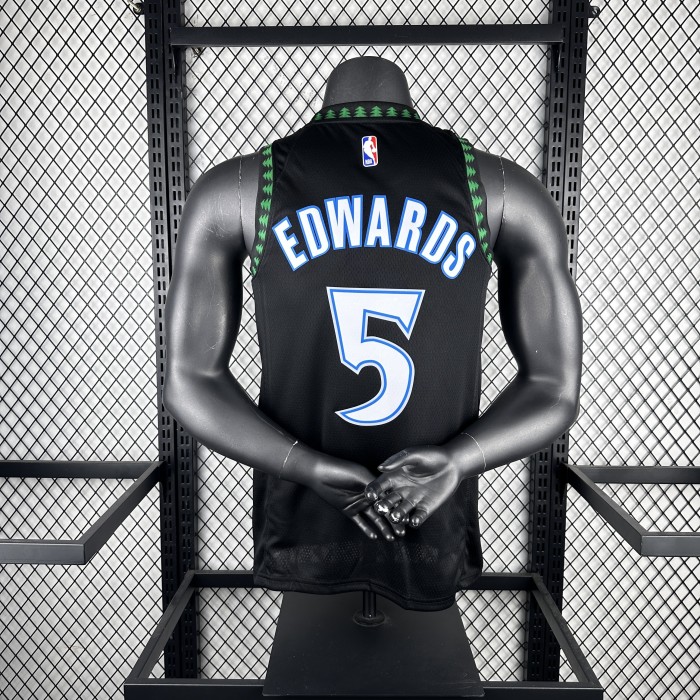 NBA Timberwolves Jersey 2018 Edwards #5 Basketball Jersey