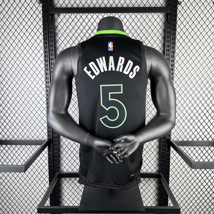 NBA Timberwolves Jersey 2023 Edwards #5 Basketball Jersey