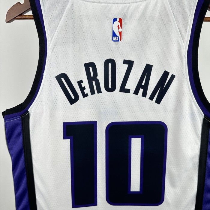 NBA Sacramento Kings Jersey 2024 DeRozan #10 Basketball Jersey