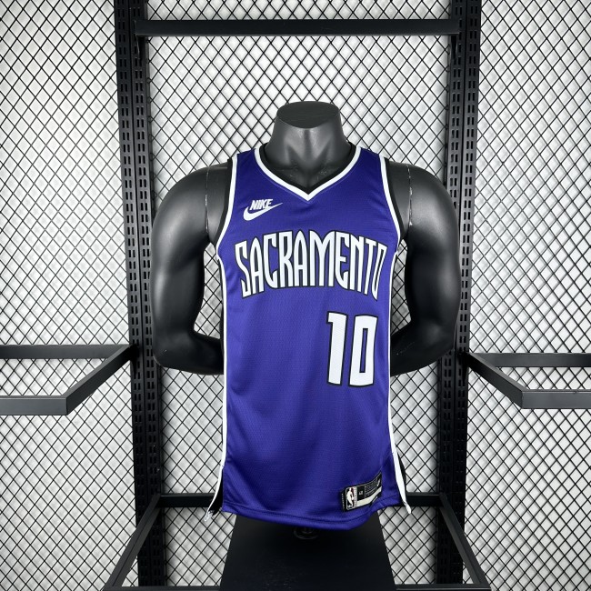 NBA Sacramento Kings Jersey 2025 DeRozan #10 Basketball Jersey