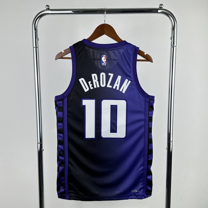 NBA Sacramento Kings Jersey 2024 DeMar DeRozan #10 Basketball Jersey