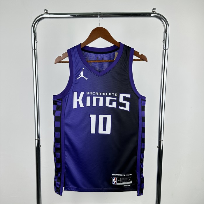 NBA Sacramento Kings Jersey 2024 DeMar DeRozan #10 Basketball Jersey