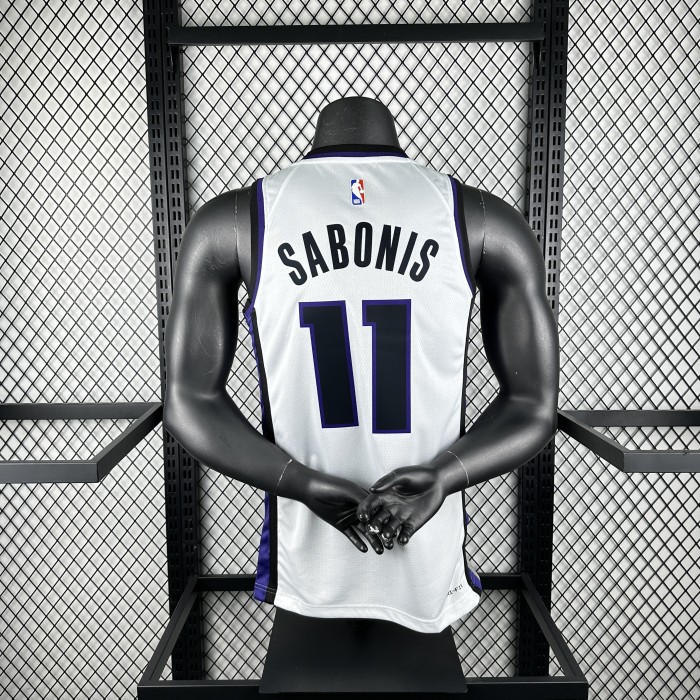NBA Sacramento Kings Jersey 2024 Sabonis #11 Basketball Jersey