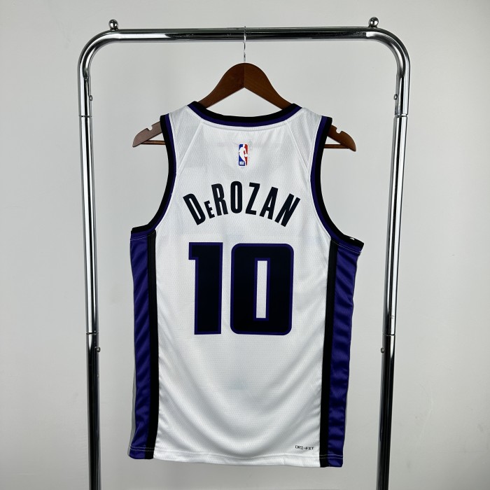 NBA Sacramento Kings Jersey 2024 DeRozan #10 Basketball Jersey