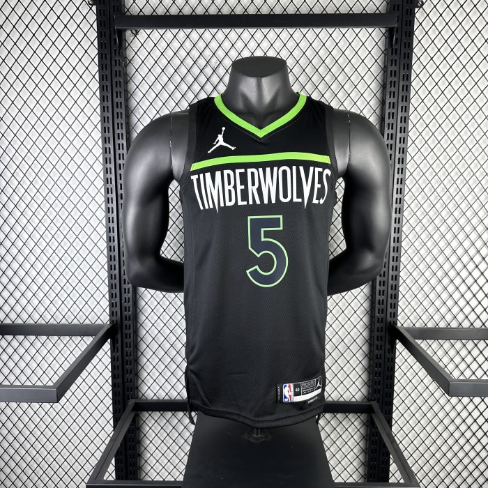 NBA Timberwolves Jersey 2023 Edwards #5 Basketball Jersey
