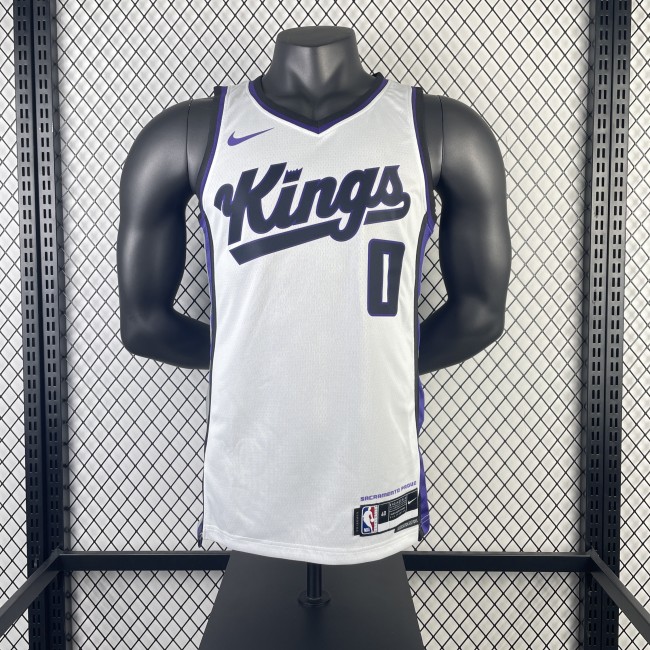 NBA Sacramento Kings Jersey 2024 Monk #0 Basketball Jersey