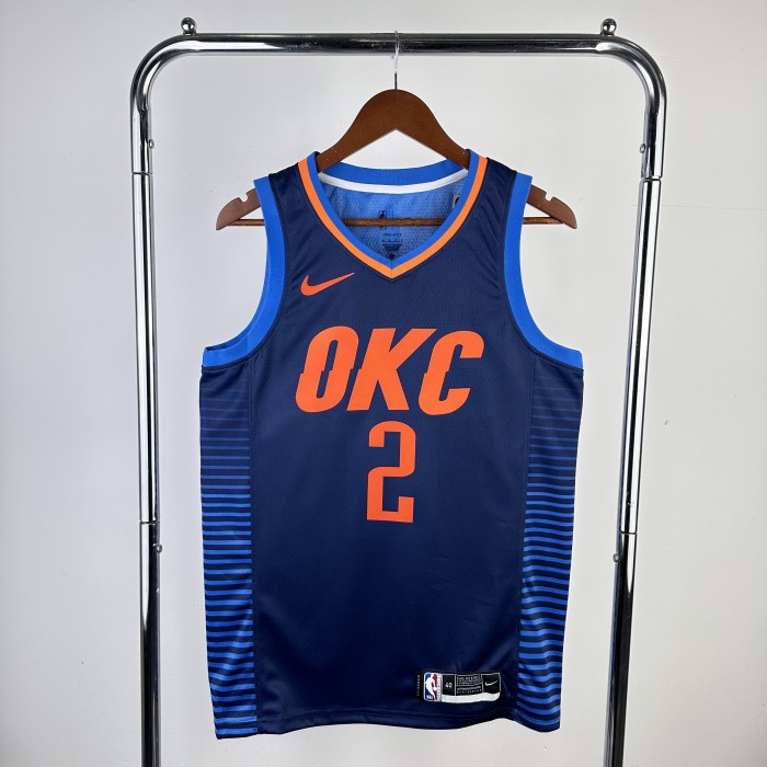NBA Thunder Jersey 2025 Gilgeous-Alexander #2 Basketball Jersey