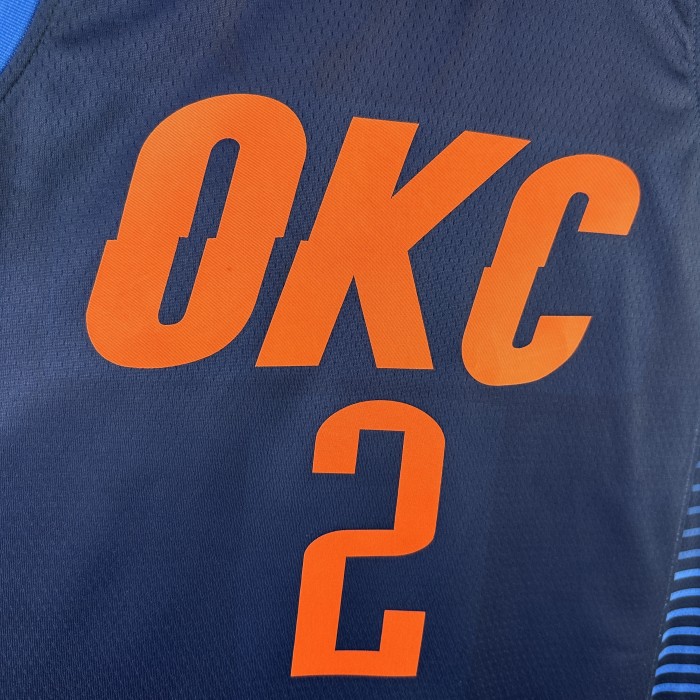 NBA Thunder Jersey 2025 Gilgeous-Alexander #2 Basketball Jersey