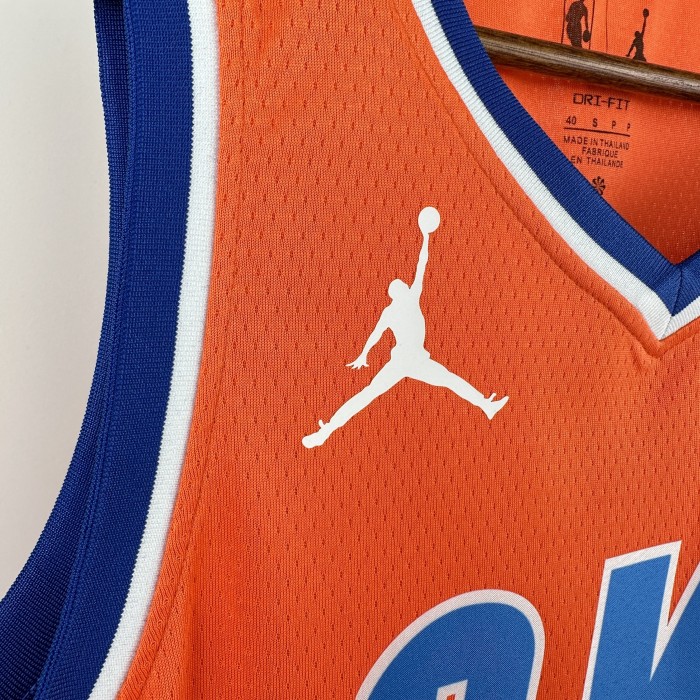 NBA Thunder Jersey 2025 Williams #8 Basketball Jersey