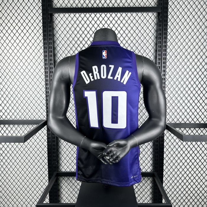 NBA Sacramento Kings Jersey 2024 DeMar DeRozan #10 Basketball Jersey