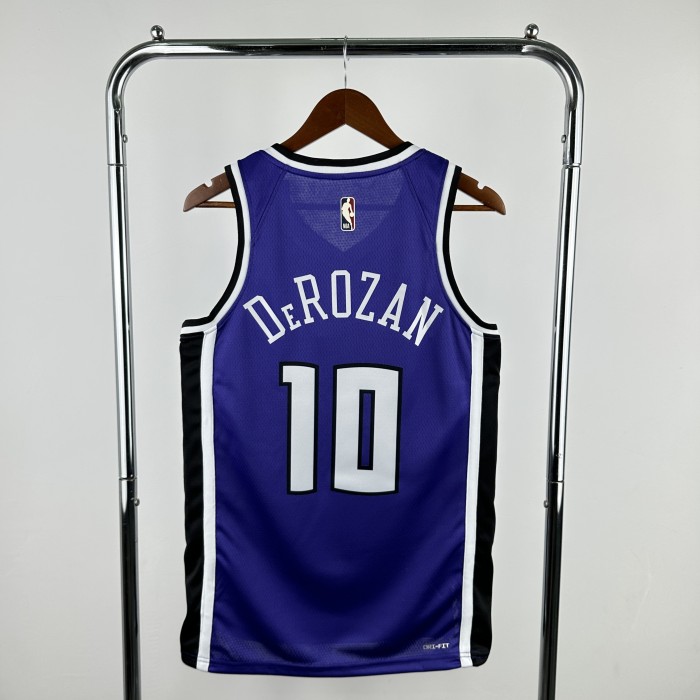 NBA Sacramento Kings Jersey 2025 DeRozan #10 Basketball Jersey