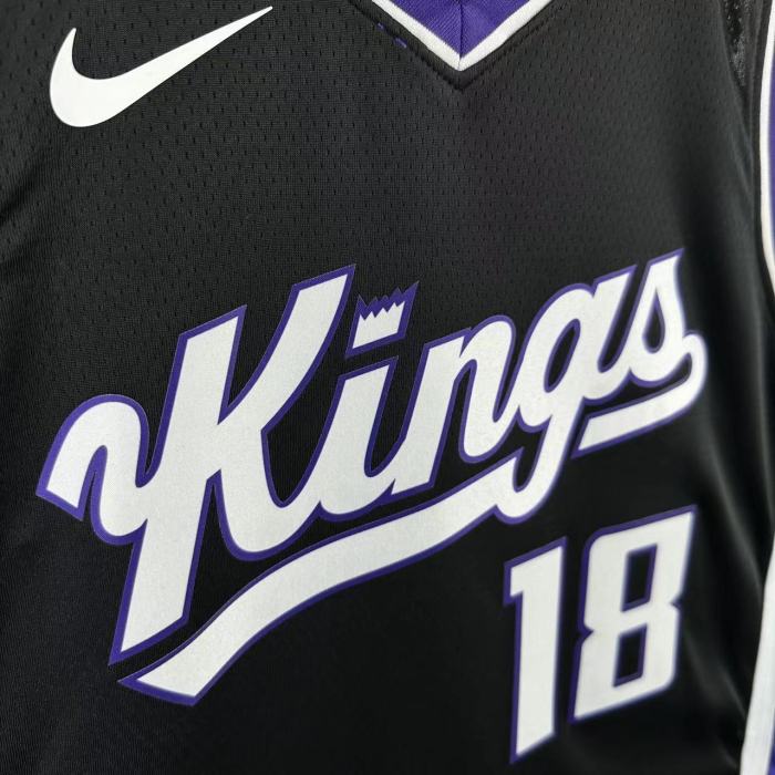 NBA Sacramento Kings Jersey 2024 Westbrook #18 Basketball Jersey