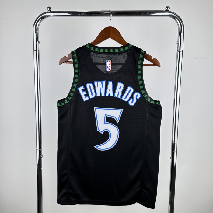 NBA Timberwolves Jersey 2018 Edwards #5 Basketball Jersey