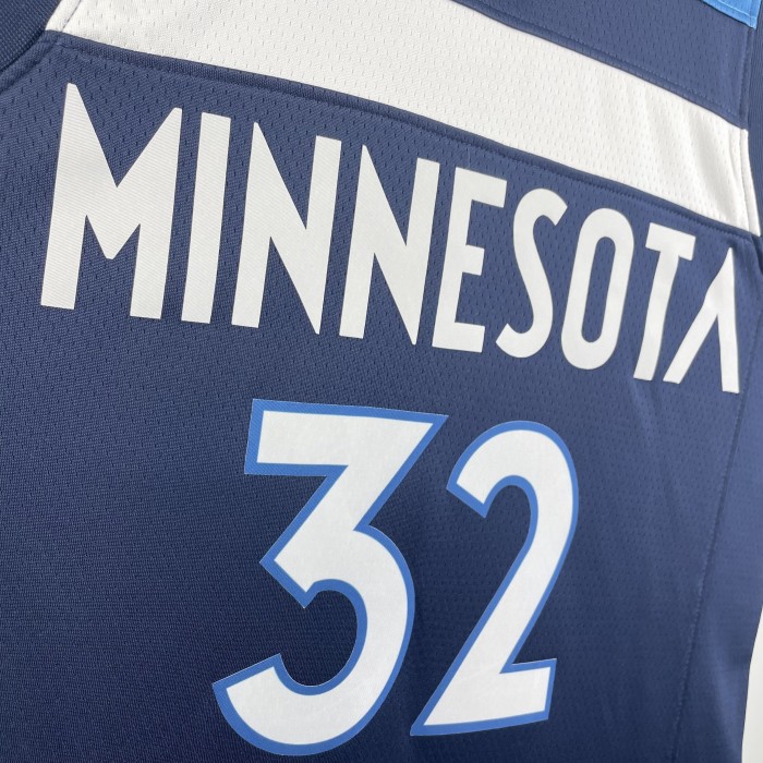 NBA Timberwolves Jersey 2023 Towns #32 Basketball Jersey