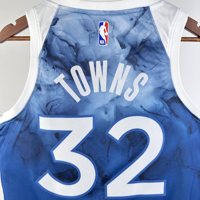 NBA Timberwolves Jersey 2024 Towns #32 Basketball Jersey