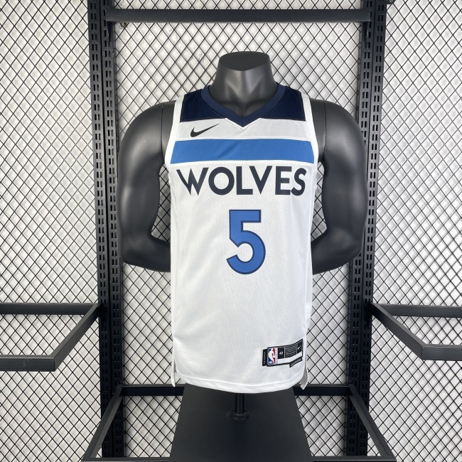 NBA Timberwolves Jersey 2023 Edwards #5 Basketball Jersey
