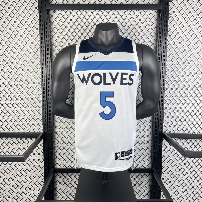 NBA Timberwolves Jersey 2023 Edwards #5 Basketball Jersey