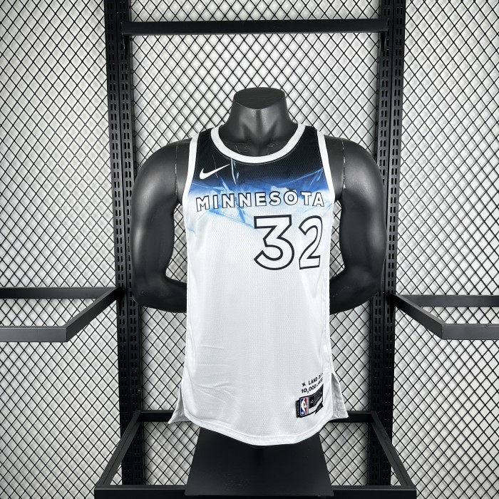 NBA Timberwolves Jersey 2025 Towns #32 Basketball Jersey