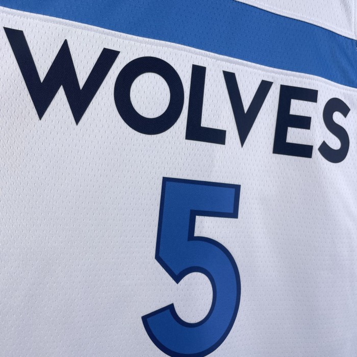 NBA Timberwolves Jersey 2023 Edwards #5 Basketball Jersey