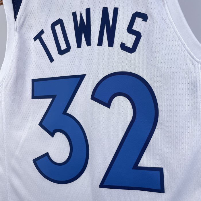 NBA Timberwolves Jersey 2023 Towns #32 Basketball Jersey