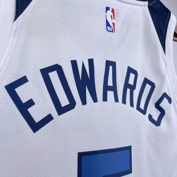 NBA Timberwolves Jersey 2023 Edwards #5 Basketball Jersey