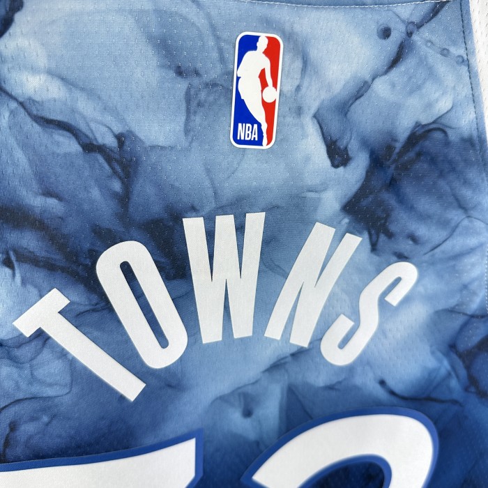 NBA Timberwolves Jersey 2024 Towns #32 Basketball Jersey