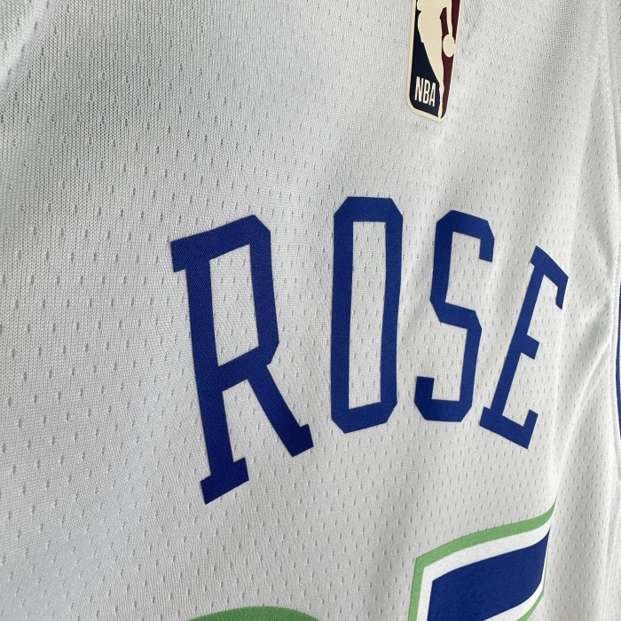 NBA Timberwolves Jersey 2024 Rose #25 Basketball Jersey